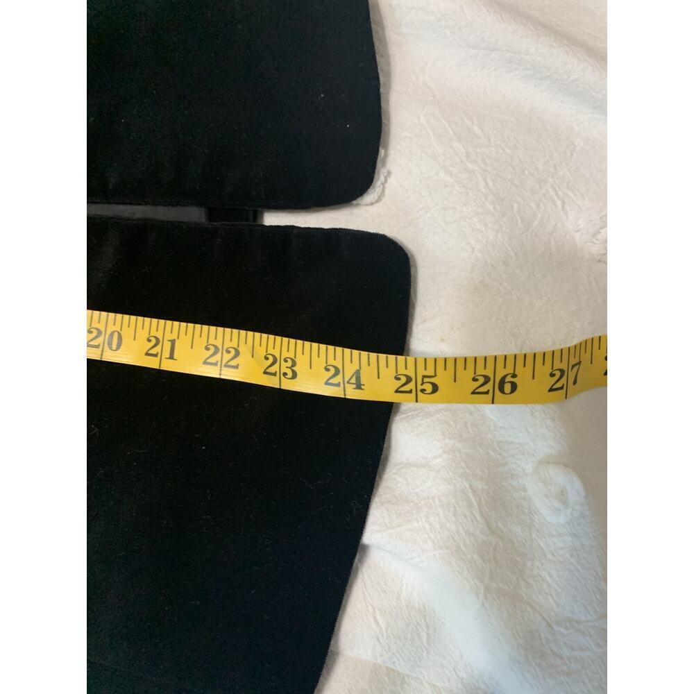 Ann Taylor Women’s 8P Black Velvet Blazer Jacket Open Front Long Sleeve Petite - Picture 4 of 7
